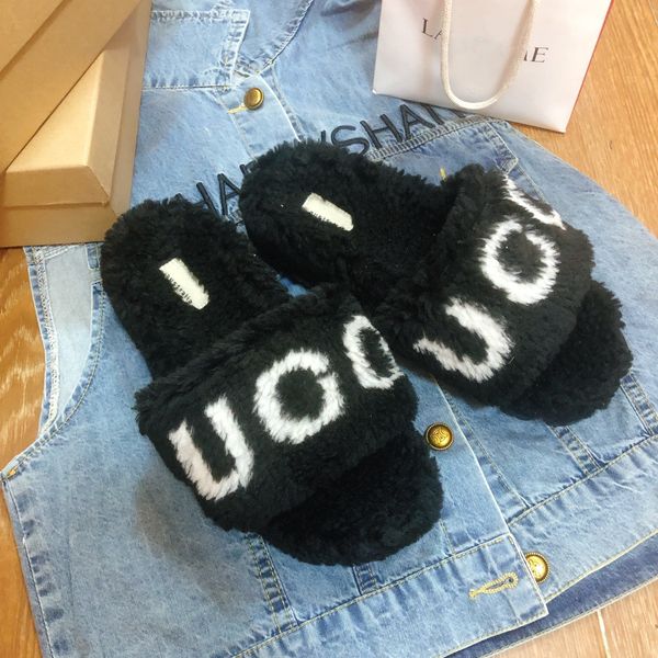 australia designer shoes fur slippers womens slides sandals women winter snow shoes classic wool fluffy plush fuzzy furry sandal sneakers wa, Black
australia designer shoes fur slippers womens slides sandals women winter snow shoes classic wool fluffy plush fuzzy furry sandal sneakers wa, Black
