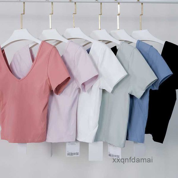 lu-068 women's crop workout short sleeve yoga shirts v-neck u-back tight t-shirt gym dry slim fit athletic sport compression, White
lu-068 women's crop workout short sleeve yoga shirts v-neck u-back tight t-shirt gym dry slim fit athletic sport compression, White