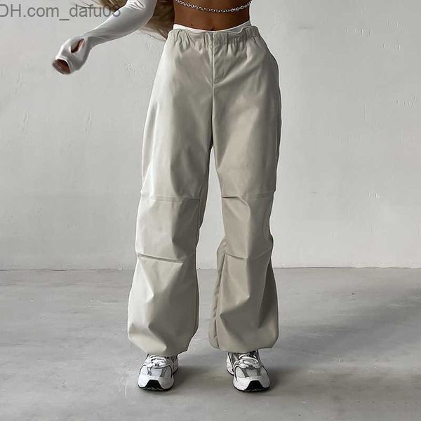 women's pants capris women's casual jogger technology pants oversized solid low rise trolley case trousers y2k fashionable wide le, Black;white
women's pants capris women's casual jogger technology pants oversized solid low rise trolley case trousers y2k fashionable wide le, Black;white