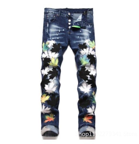men's jeans men ripped denim skinny holes italian style stretch pants male slim fit trousers size 38 230809, Blue
men's jeans men ripped denim skinny holes italian style stretch pants male slim fit trousers size 38 230809, Blue