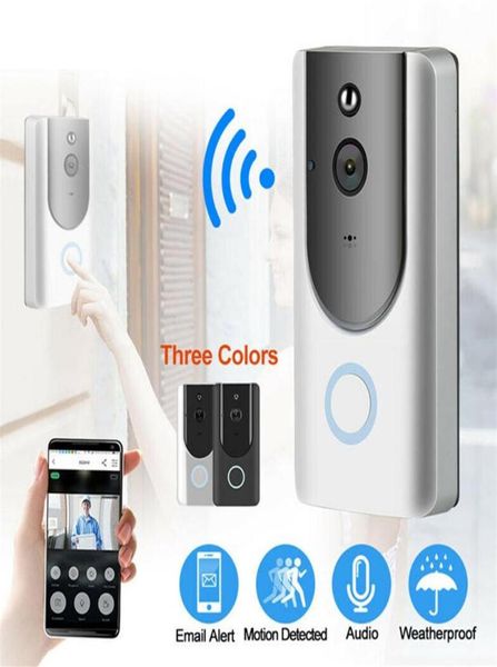 wireless smart wifi doorbell camera video phone door visual ring intercom with night ir vision door bell home secure camera265f8726764
wireless smart wifi doorbell camera video phone door visual ring intercom with night ir vision door bell home secure camera265f8726764
