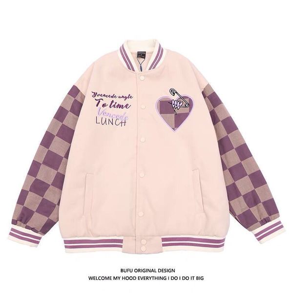 womens jackets spring bomber letter print embroidery baseball jacket vintage loose streetwear stitching coats 230808, Black;brown
womens jackets spring bomber letter print embroidery baseball jacket vintage loose streetwear stitching coats 230808, Black;brown