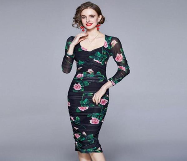summer luxuriy women mesh printing dress rose flower print slim knee length bag hip party elegant casual dresses5074560, Black;gray
summer luxuriy women mesh printing dress rose flower print slim knee length bag hip party elegant casual dresses5074560, Black;gray