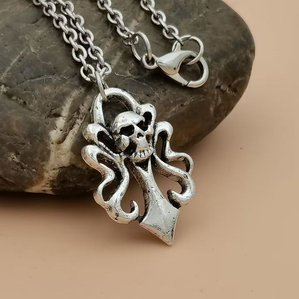 12pc men skull pendant necklace gothic punk jewelry, personalized skeleton head rapper necklaces t-011, Silver
12pc men skull pendant necklace gothic punk jewelry, personalized skeleton head rapper necklaces t-011, Silver