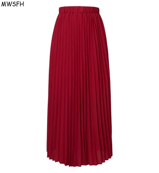 mwsfh autumn women long pleated chiffon skirt solid retro maxi skirts female artificial piano pleated skirt woman jupe femme8622038, Black
mwsfh autumn women long pleated chiffon skirt solid retro maxi skirts female artificial piano pleated skirt woman jupe femme8622038, Black
