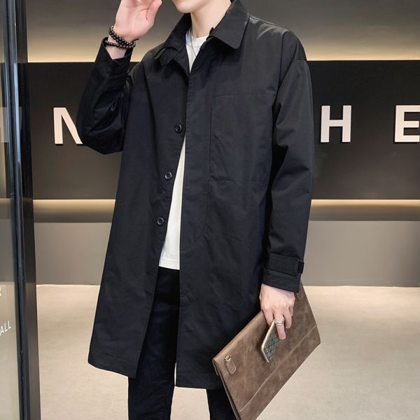 men's trench coats coat for men high end autumn and winter thin overcoat high street japan style long jackets fashion clothing 230809, Tan;black
men's trench coats coat for men high end autumn and winter thin overcoat high street japan style long jackets fashion clothing 230809, Tan;black