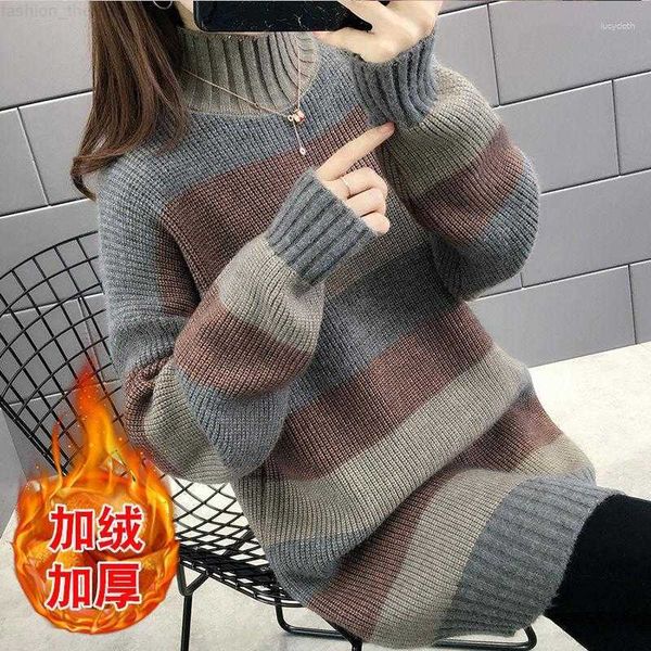 women's sweaters turtleneck sweater women fall/winter style loose mid-length knitted skirt, White;black 
women's sweaters turtleneck sweater women fall/winter style loose mid-length knitted skirt, White;black