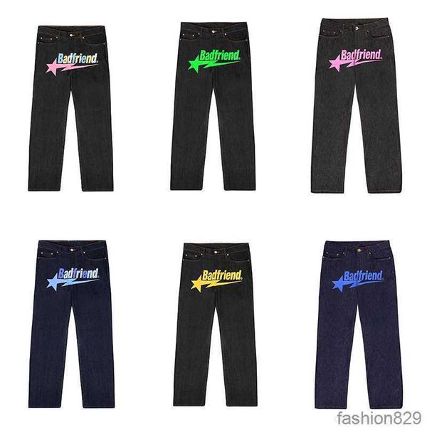 men's jeans 2023 designer mens university y2k badfriend hip hop letter printed black pants men women fashion casual rock wide foot bagg, Blue
men's jeans 2023 designer mens university y2k badfriend hip hop letter printed black pants men women fashion casual rock wide foot bagg, Blue