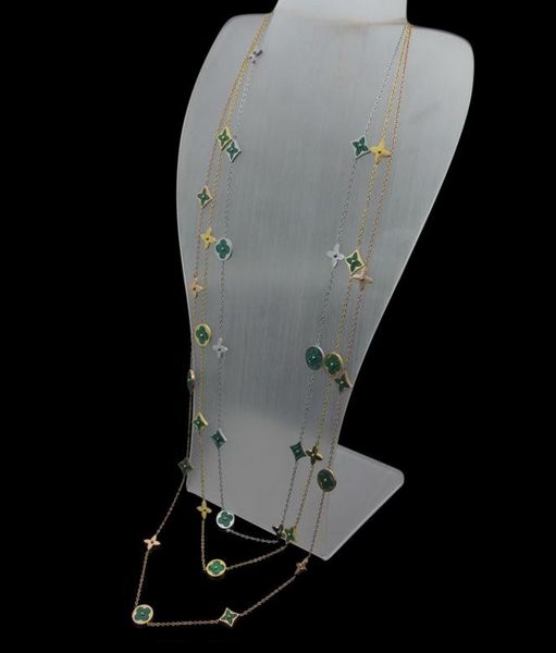 europe america style lady women titanium steel initials long necklace sweater chain with 11 motifs mother of pearl malachite flowe2526383, Silver
europe america style lady women titanium steel initials long necklace sweater chain with 11 motifs mother of pearl malachite flowe2526383, Silver