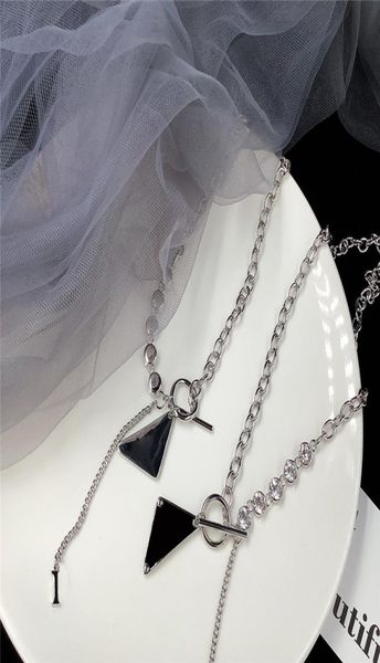 classic triangle letter necklace designer diamond chain necklaces women crystal hip hop pendant necklaces gift1571020, Silver
classic triangle letter necklace designer diamond chain necklaces women crystal hip hop pendant necklaces gift1571020, Silver
