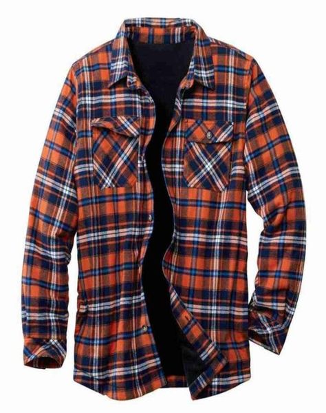 men039s casual shirts warm sherpa lined fleece plaid flannel shirt jacket camisa masculina fashion gentlemen chemise homme coat4279151, White;black
men039s casual shirts warm sherpa lined fleece plaid flannel shirt jacket camisa masculina fashion gentlemen chemise homme coat4279151, White;black