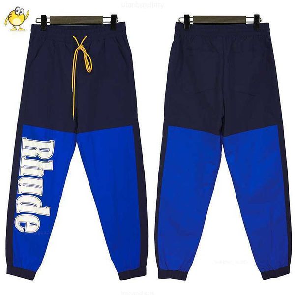 rhude trousers stretch drawstring outdoor joggers sweatpants oversize letter print men woman casual fashion patchwork pants, Black
rhude trousers stretch drawstring outdoor joggers sweatpants oversize letter print men woman casual fashion patchwork pants, Black