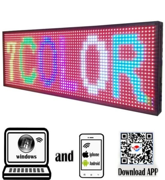 led sign programmable electronic outdoor scrolling display 39quot x 14quotfull color phone wifi control open running adverting28703445666
led sign programmable electronic outdoor scrolling display 39quot x 14quotfull color phone wifi control open running adverting28703445666