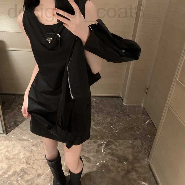 two piece dress designer p family 23 summer new fashion classic triangle decoration trend nylon short coat+slim tank skirt l41b, White
two piece dress designer p family 23 summer new fashion classic triangle decoration trend nylon short coat+slim tank skirt l41b, White