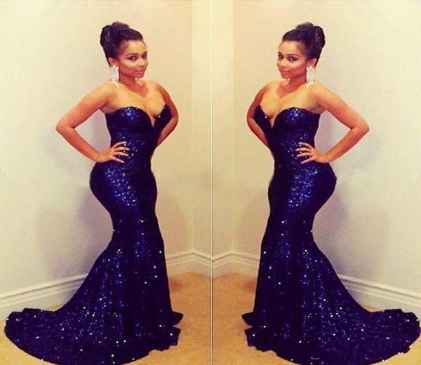 sequined sweetheart strapless mermaid prom dresses sleeveless elegant evening gowns plus size custom made vestidos de f4200883, Black
sequined sweetheart strapless mermaid prom dresses sleeveless elegant evening gowns plus size custom made vestidos de f4200883, Black