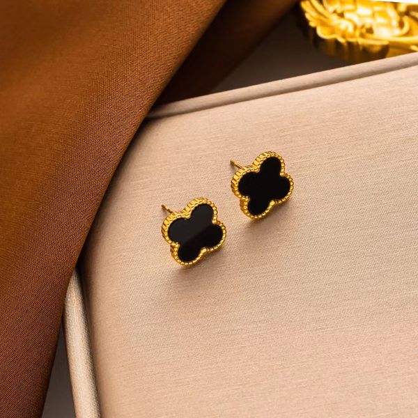 designer jewelry earrings vintage 4/four leaf clover stud earrings back mother-of-pearl silver fashion 18k gold plated agate for women girls, Golden;silver
designer jewelry earrings vintage 4/four leaf clover stud earrings back mother-of-pearl silver fashion 18k gold plated agate for women girls, Golden;silver