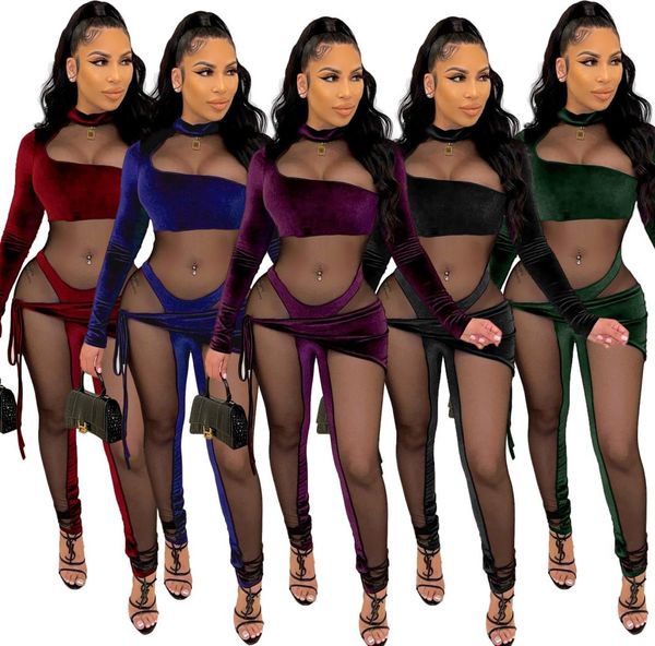 2021 ladies club plus size fashion mesh splicing velvet lace up rompers women jumpsuit8330805, Black;gray
2021 ladies club plus size fashion mesh splicing velvet lace up rompers women jumpsuit8330805, Black;gray