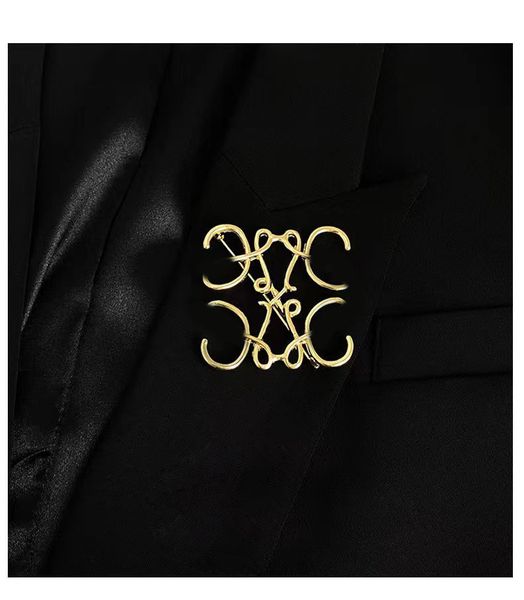 2023 luxury fashion brooches designer for women and men simple classic letters gold 2 styles brooches anniversary wedding party gift jewelry, Gray
2023 luxury fashion brooches designer for women and men simple classic letters gold 2 styles brooches anniversary wedding party gift jewelry, Gray