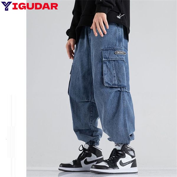 mens jeans harem pants fashion pockets desinger loose fit baggy moto men stretch retro streetwear relaxed 230808, Blue
mens jeans harem pants fashion pockets desinger loose fit baggy moto men stretch retro streetwear relaxed 230808, Blue