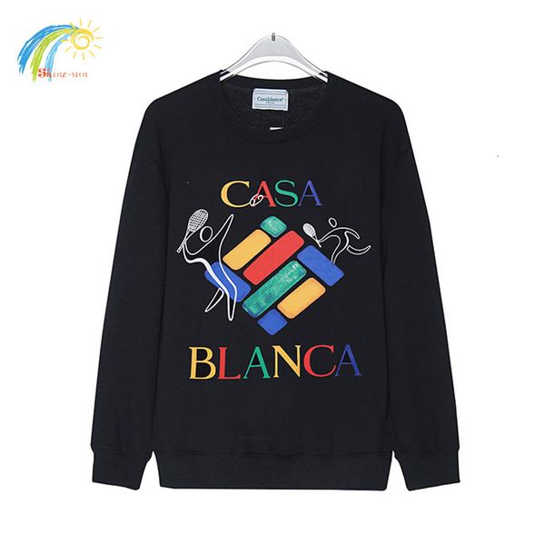 mens hoodies sweatshirts autumn winter tennis colorful letters print casablanca men women oversized hoodie cotton black white pullover 23080
mens hoodies sweatshirts autumn winter tennis colorful letters print casablanca men women oversized hoodie cotton black white pullover 23080