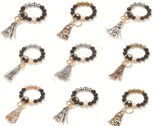 wood beads bracelet strands keychain for women pu leather tassel leopard bracelets keychain keyring jewelry accessories9623814, Golden;silver
wood beads bracelet strands keychain for women pu leather tassel leopard bracelets keychain keyring jewelry accessories9623814, Golden;silver