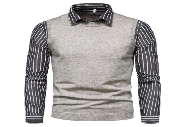 men039s sweaters mens autumn knits fake two piece sweater cloths casual style with shirts3733317, White;black
men039s sweaters mens autumn knits fake two piece sweater cloths casual style with shirts3733317, White;black