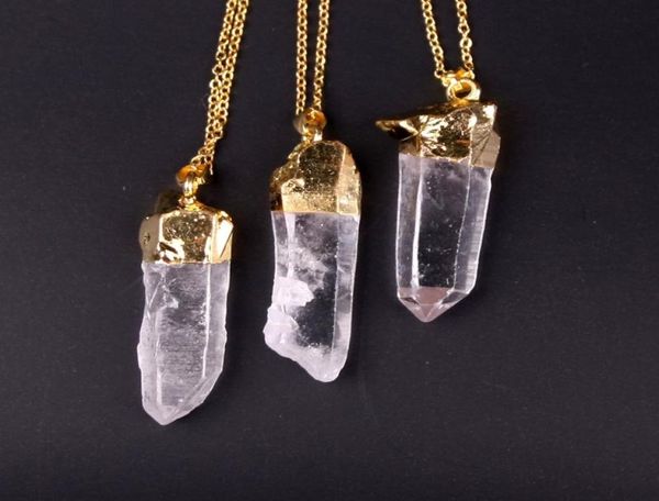 pendant necklaces 6pcslot irregular natural crystal column goldcolor quartz spiritual meditation pendulum8900636, Silver
pendant necklaces 6pcslot irregular natural crystal column goldcolor quartz spiritual meditation pendulum8900636, Silver