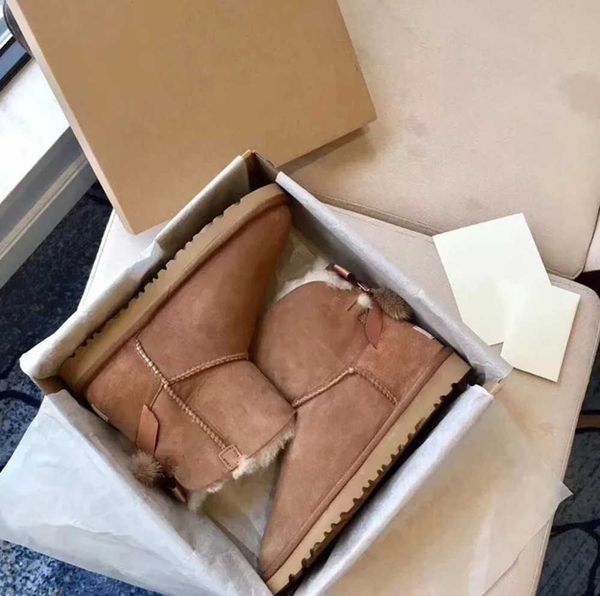 winter boots designer women's platform snow boots australian fur warm shoes genuine leather chestnut ankle fluffy boots uggitys, Black
winter boots designer women's platform snow boots australian fur warm shoes genuine leather chestnut ankle fluffy boots uggitys, Black