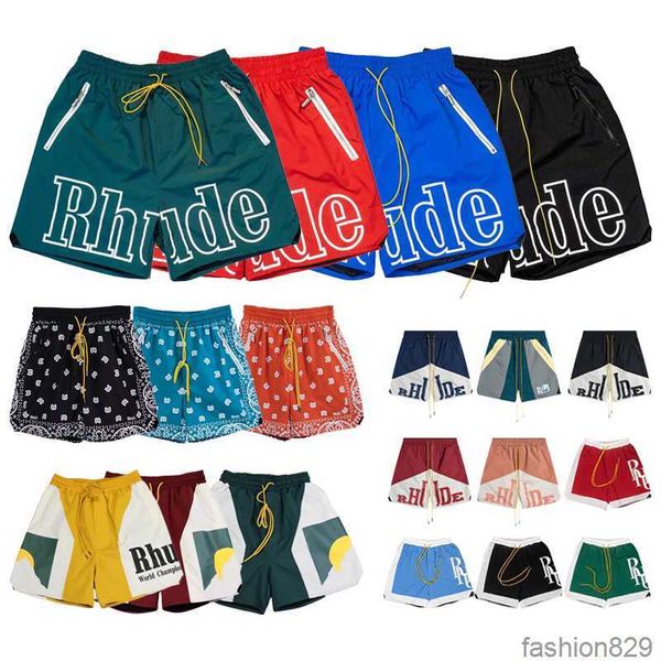 rh designer men limited rhude shorts summer swim short knee length hip hop high street sports training beach pants mens elastic waist mesh s, White;black
rh designer men limited rhude shorts summer swim short knee length hip hop high street sports training beach pants mens elastic waist mesh s, White;black