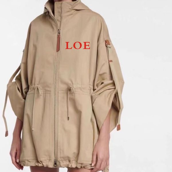 womens designer windbreaker hooded jacket loe brand fashion long sleeve jacket, Black;brown
womens designer windbreaker hooded jacket loe brand fashion long sleeve jacket, Black;brown