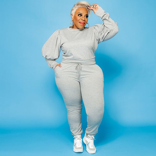 women's tracksuits plus size clothing 5xl two piece outfit sweatsuit stretch sweatpants leggings jogger tracksuit wholesale drop 230809, Gray
women's tracksuits plus size clothing 5xl two piece outfit sweatsuit stretch sweatpants leggings jogger tracksuit wholesale drop 230809, Gray