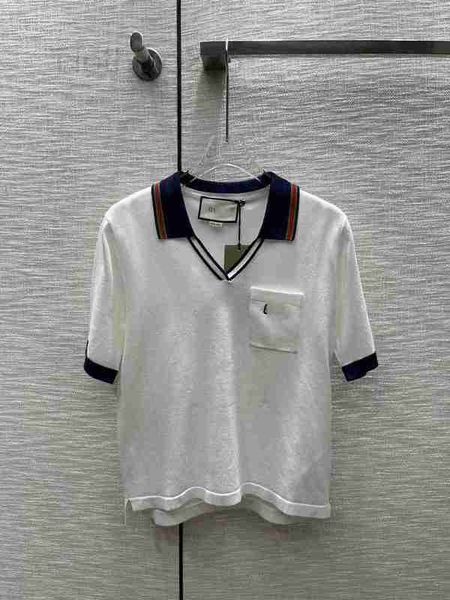 women's t-shirt designer 2023 summer new ding g home school style casual versatile slim and age reducing red blue contrast v-shaped pol, White
women's t-shirt designer 2023 summer new ding g home school style casual versatile slim and age reducing red blue contrast v-shaped pol, White