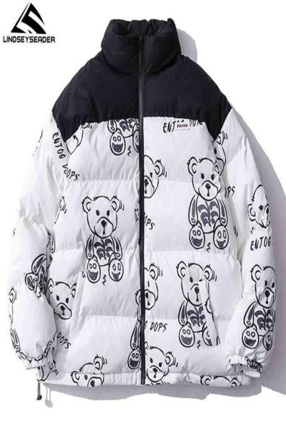 men039s women winter warm jacket thick coat patchwork cartoon bear heated padded puffer oversized parka clothing 2109078320204, Black
men039s women winter warm jacket thick coat patchwork cartoon bear heated padded puffer oversized parka clothing 2109078320204, Black