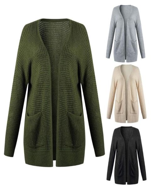 women long sleeve sweater cardigan open front waffle knitted outwear solid color loose side split coat with pockets6160246, White
women long sleeve sweater cardigan open front waffle knitted outwear solid color loose side split coat with pockets6160246, White