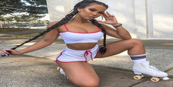 women 2pcs summer short sets camis crop hort set tracksuits yogawear workout sports shortswear ladies jogging striped two pie3375303, Gray
women 2pcs summer short sets camis crop hort set tracksuits yogawear workout sports shortswear ladies jogging striped two pie3375303, Gray