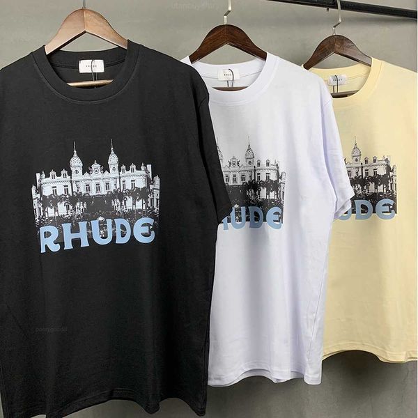 rhude hd castle print t shirt rhude t shirt men women 1 1 oversize summer travel style tee, White;black
rhude hd castle print t shirt rhude t shirt men women 1 1 oversize summer travel style tee, White;black