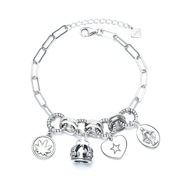 designer's s sterling sier heavy industry crown multi style bracelet women's ins personalized fashion hip hop punk chain bracelet, Golden;silver
designer's s sterling sier heavy industry crown multi style bracelet women's ins personalized fashion hip hop punk chain bracelet, Golden;silver