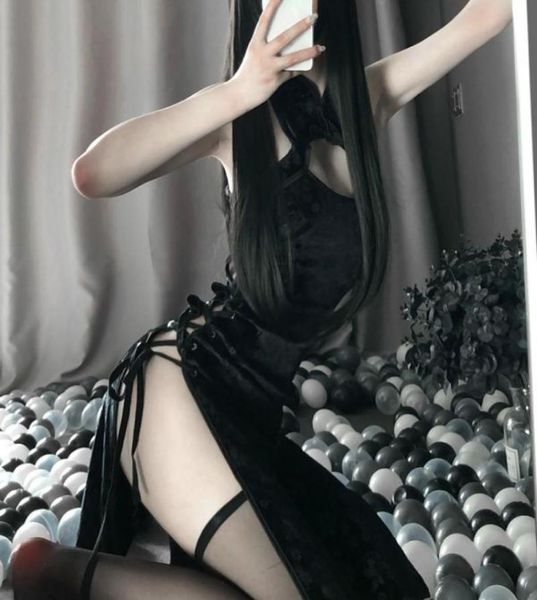 women039s sleepwear retro cheongsam nightgowns woman high open fork cosplay costume erotic anime lingerie dress lace outfi5912266, Black;red
women039s sleepwear retro cheongsam nightgowns woman high open fork cosplay costume erotic anime lingerie dress lace outfi5912266, Black;red