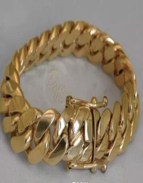 14k gold miami men039s cuban curb link bracelet 8quot heavy 997 grams 14mm9302473, Black
14k gold miami men039s cuban curb link bracelet 8quot heavy 997 grams 14mm9302473, Black