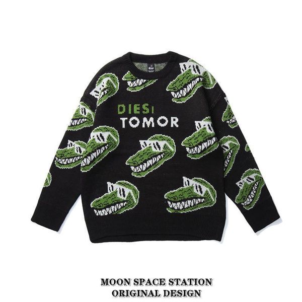 men's sweaters y2k american men's sweater brand cartoon men ins japanese trend hit color couple casual wild knitted sweater 230808, White;black
men's sweaters y2k american men's sweater brand cartoon men ins japanese trend hit color couple casual wild knitted sweater 230808, White;black