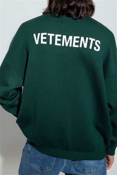men's sweaters 2023 vetements crew neck sweater simple printed long sleeve for men and women 230809, White;black
men's sweaters 2023 vetements crew neck sweater simple printed long sleeve for men and women 230809, White;black
