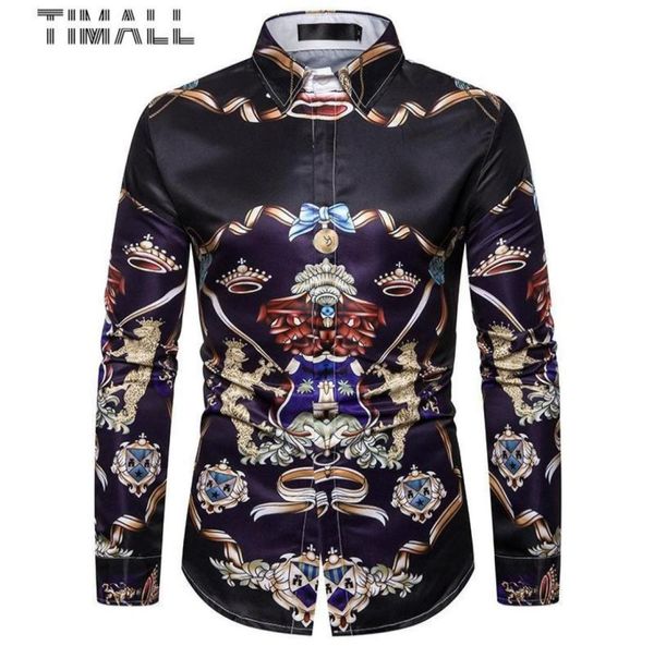 timallnew men039s shirts autumn vintage gold print men039s long sleeve shirt camisa masculina3164865, White;black
timallnew men039s shirts autumn vintage gold print men039s long sleeve shirt camisa masculina3164865, White;black