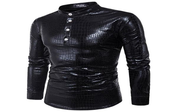 helisopus fashion punk men039s shirts elastic metallic shiny shirt long sleeve slim fit motobiker style pvc leather shirts men8902135, White;black
helisopus fashion punk men039s shirts elastic metallic shiny shirt long sleeve slim fit motobiker style pvc leather shirts men8902135, White;black