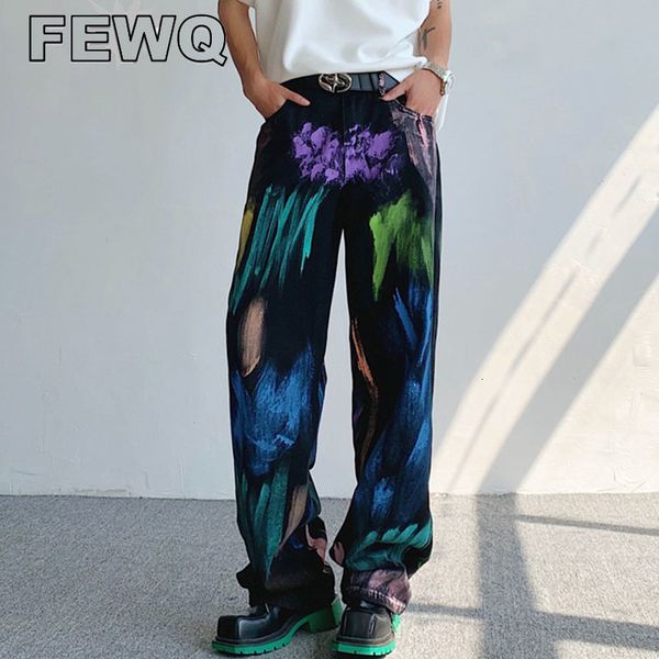mens jeans fewq colorful graffiti stitching color male high street denim trousers casual wide leg pants trendy 24b3326 230809, Blue
mens jeans fewq colorful graffiti stitching color male high street denim trousers casual wide leg pants trendy 24b3326 230809, Blue