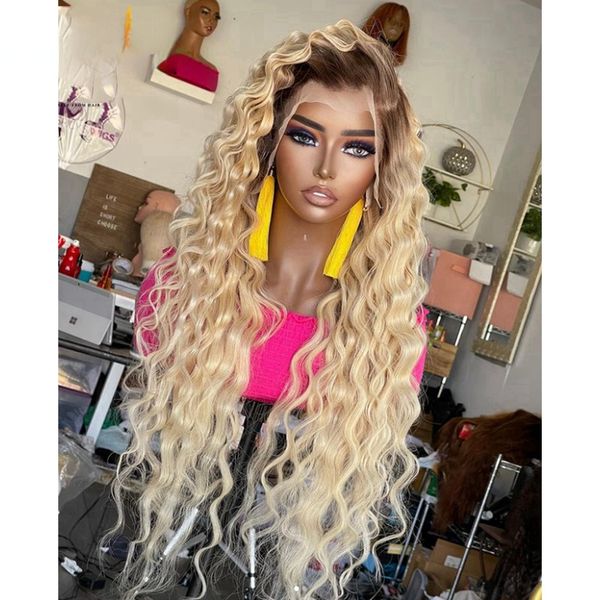 Brazilian Human Hair HD Transparent Highlight Wig Honey Blonde Lace Front Wigs For Women Deep Wave Lace Frontal Wig Synthetic, Wig cap
Brazilian Human Hair HD Transparent Highlight Wig Honey Blonde Lace Front Wigs For Women Deep Wave Lace Frontal Wig Synthetic, Wig cap