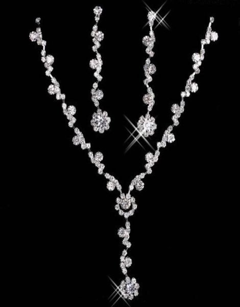 2020 elegant bridal jewelry necklace alloy plated rhinestones pearls crystal jewelry set for wedding bride bridesmaid in 150496125971, Silver
2020 elegant bridal jewelry necklace alloy plated rhinestones pearls crystal jewelry set for wedding bride bridesmaid in 150496125971, Silver