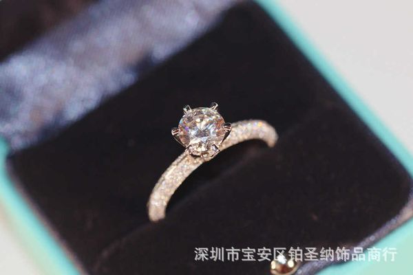 high version tiffay fireworks cut diamond v gold mosang ring cnc hand set jewelry, Silver
high version tiffay fireworks cut diamond v gold mosang ring cnc hand set jewelry, Silver