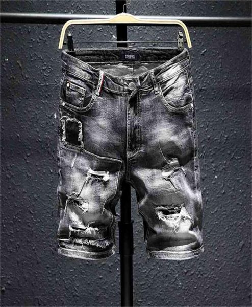 men gray ripped denim shorts new summer holes black short jeans soft cotton stretch jean short knee length jeans 21048468311, White;black
men gray ripped denim shorts new summer holes black short jeans soft cotton stretch jean short knee length jeans 21048468311, White;black