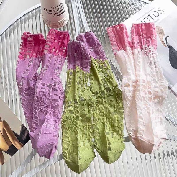 spring and summer broken holes colorful stacked socks men's and women's pure cotton trends ins style mid tube couples hip hop stre, Black
spring and summer broken holes colorful stacked socks men's and women's pure cotton trends ins style mid tube couples hip hop stre, Black