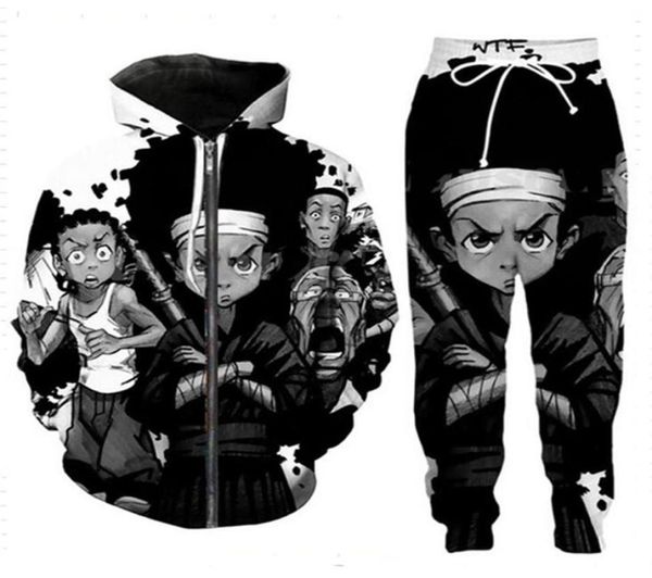 release new menwomens boondocks funny 3d print fashion tracksuits pants zipper hoodie casual sportswear l015207678883268581431, Gray
release new menwomens boondocks funny 3d print fashion tracksuits pants zipper hoodie casual sportswear l015207678883268581431, Gray
